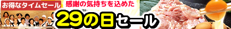 29の日セール