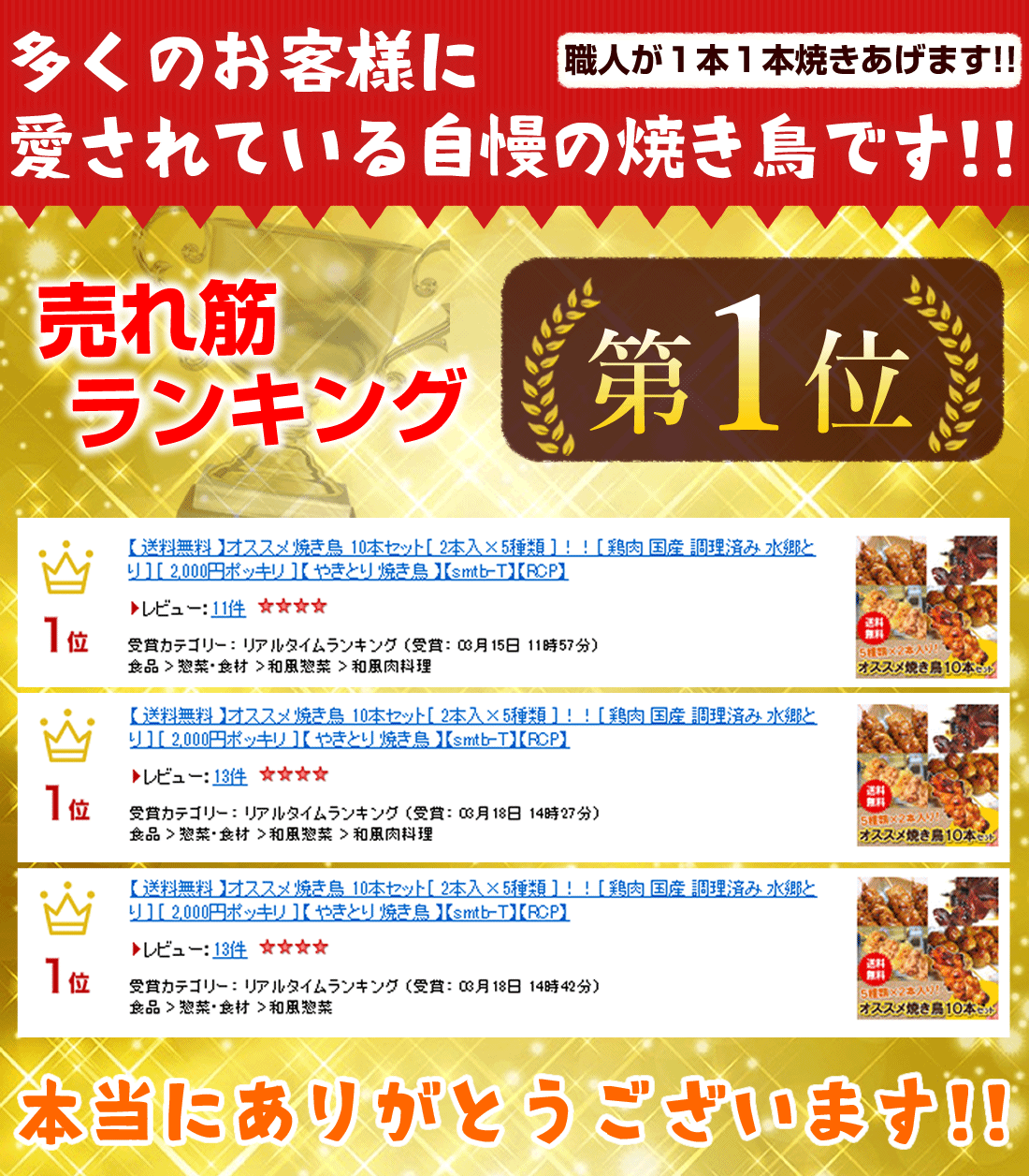 父の日限定地ビールと焼き鳥３種セット