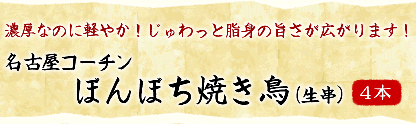 名古屋コーチンの生串フルコースセット