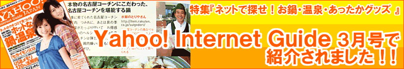 Yahoo Internet Guide 3月号で紹介されました!!