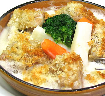 水郷どりのクリームソース煮