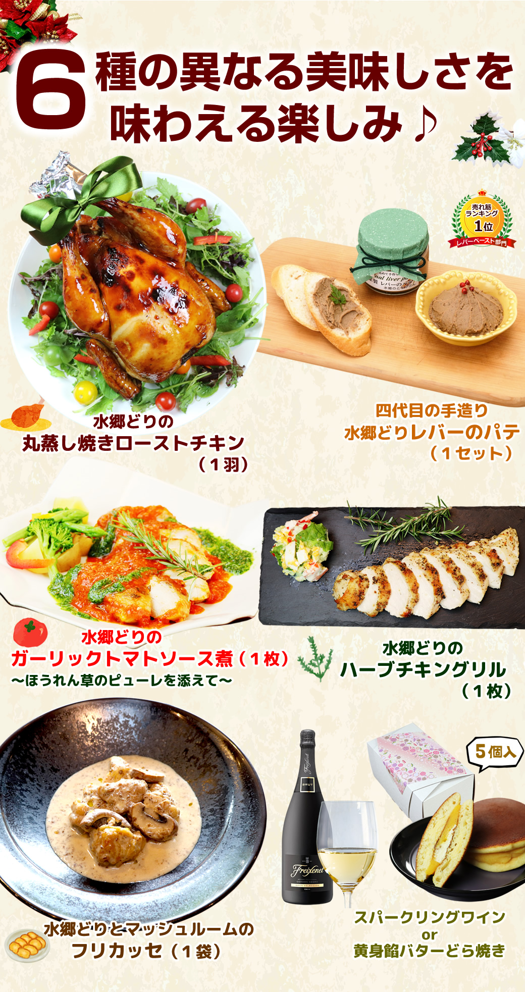 ６種のセット内容