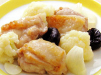 鶏肉レシピ 水郷どりのはちみつワイン煮