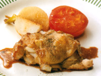 鶏肉レシピ 水郷どりのにんにくステーキ