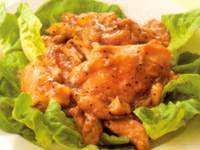 鶏肉レシピ 水郷どりのキウイ漬け