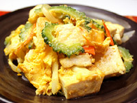 鶏肉レシピ 鶏肉のゴーヤチャンプルー