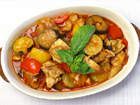 鶏肉レシピ 鶏肉のラタトゥイユ