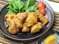 鶏肉レシピ ささみの天ぷら（カレー風味）